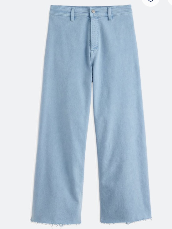 pistola Denim - pistola Penny High Rise Crop Wide Leg Jean in Light Blue
